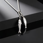 Fish Stainless Steel Pendant Necklace