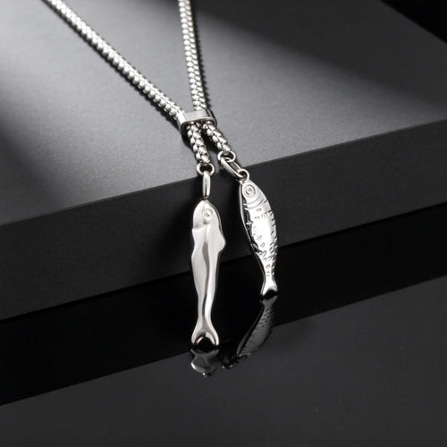 Fish Stainless Steel Pendant Necklace
