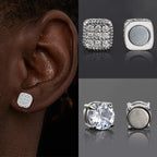Stainless Steel Magnetic Earrings Non-Piercing