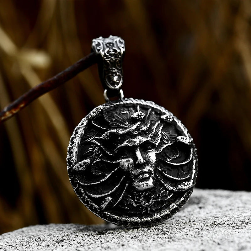 Snake Stainless Steel Pendant Necklace