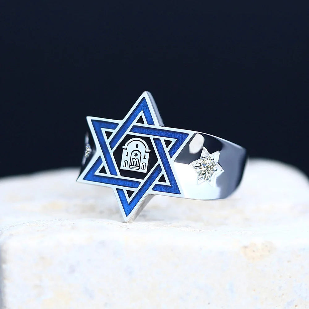 Star of David Ring — 925 Silver