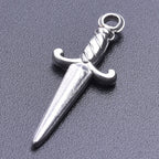 Sword Dagger Wing Pendants DIY Necklace Making — Stainless Steel
