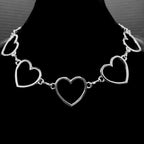 Gothic Crow Skull Necklace For Women man Fashion Vampire Bat Accessory Punk Jewelry Gift Circle Pagan Vintage Moth Charm Choker
