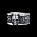 Free shipping Style Stainless Steel Gothic Accessories Lost Skull Ring Anel Masculino Punk Jewelry Boyfriend Gift OSR731