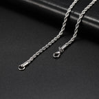 My Shape Basic Cuban Chain Necklaces for Men Chains Punk Figaro Box Curb Chain Chokers Lobster Clasp Fashion Male