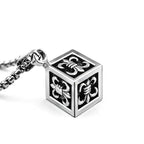 Titanium Steel Crusader Cross Necklace, Black Coated Sword Pendant, Adjustable 60cm Chain, Gothic Gift for Men Women