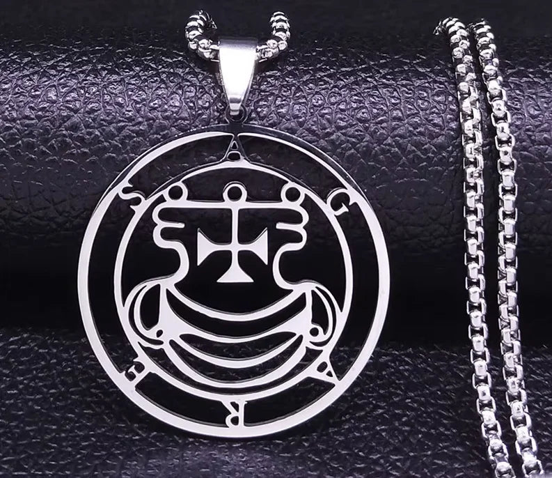 Sigil de Lucifer Agares Necklace — Stainless