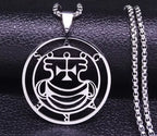 Sigil de Lucifer Agares Necklace — Stainless