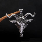Viking Black Pendant Vintage Bull Head Animal