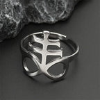 Cross Ring — Stainless Steel Adjustable