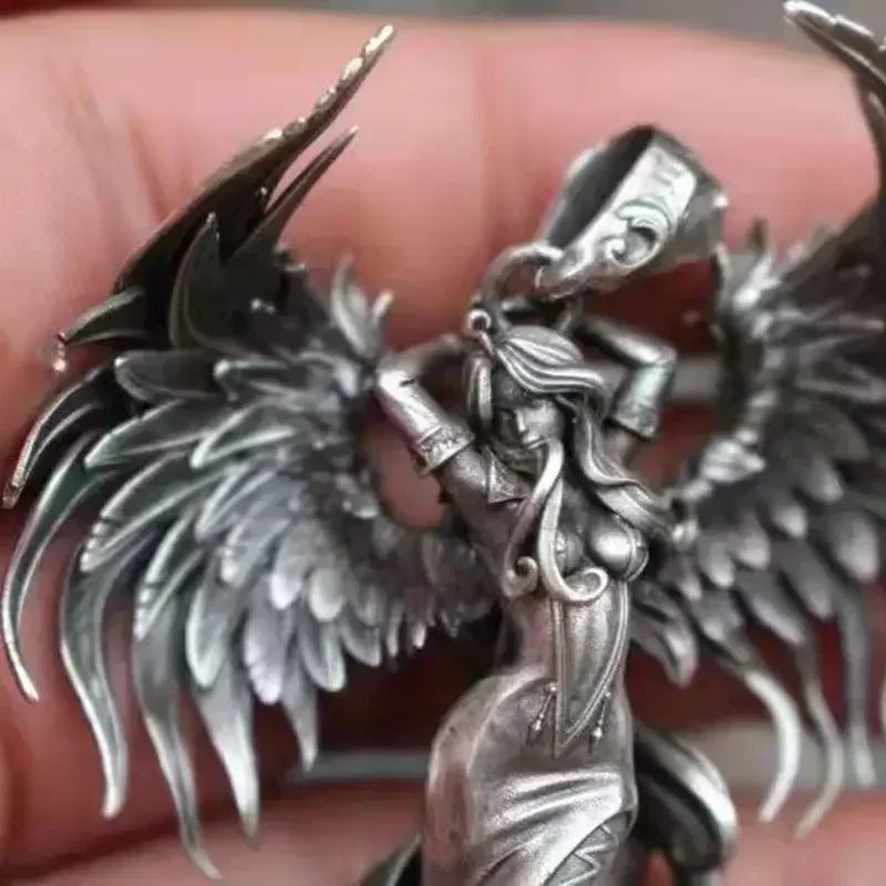 Angel Stainless Steel Pendant Necklace