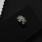 Greek Mythology Retro Gothic Art Open Ring — Adjustable