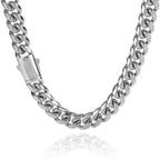 Stainless Steel Cuban Chain Necklace Miami 8/10/12MM