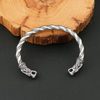 Dragon Viking Steel Bracelet Double Punk Wristband