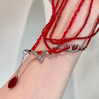Iced Out Snake Pendant Necklace