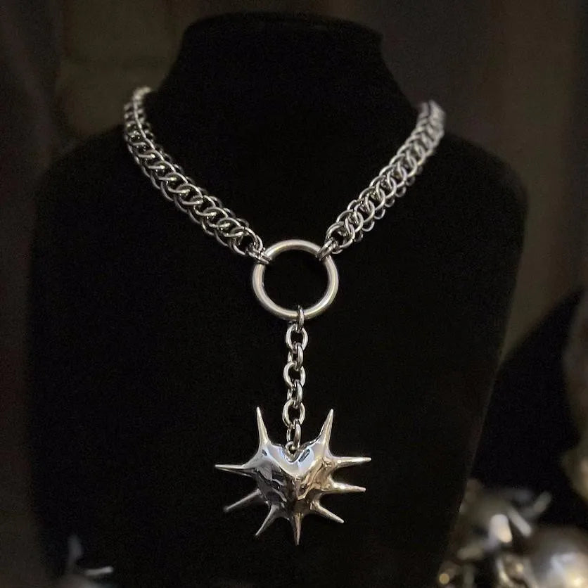 Gothic Crow Skull Necklace For Women man Fashion Vampire Bat Accessory Punk Jewelry Gift Circle Pagan Vintage Moth Charm Choker