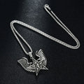 Star Skeleton Wing Pendant Necklace — Gothic