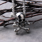 Skull Chain Pendant Necklace — Stainless Statement