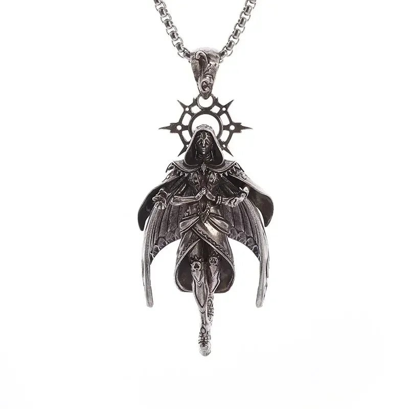 Angel Stainless Steel Pendant Necklace