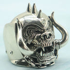 Buy 4 Get 1 Free Infernal Minotaur stainless steel For those who dare to channel darkness into unyielding strength Mens Rings