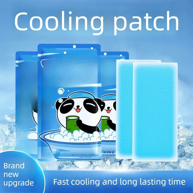 Summer Cooling Gel Patches Physical Cold Compress Heat Relief Phone Cooling Sunstroke Prevention