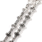 UWIN Tennis Chain Necklace with Full Iced Star/Cross CZ Stones Fashion Luxurious Choker Hip Hop Jewelry for Gift
