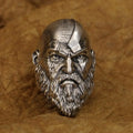God of War Kuiye Kratos Ring Fashion Personality Mighty Opening Ring European and American Retro Finger and Hand Jewelry