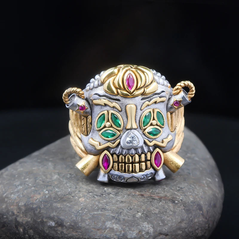 Skull Ring — 925 Silver