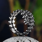 316L Stainless Steel Vintage Creative Spine Ring Opend Ring Dragon Bone Anels For Man Women Jewelry For Best Friend Gift