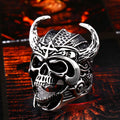Jaguar Warrior Skull Ring — Stainless Steel