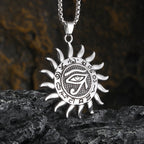 Jewelry Round Celtic Knot Necklace for Men Nordic Rune Amulet Fashion Sweater Necklace Gift