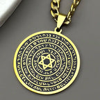 Hexagram Pendant Necklace — Gold