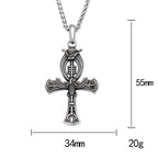 Eye of Horus Stainless Steel Pendant Necklace