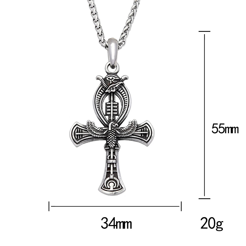 Eye of Horus Stainless Steel Pendant Necklace