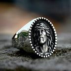 Religion Jesus Cross Ring — Stainless Steel
