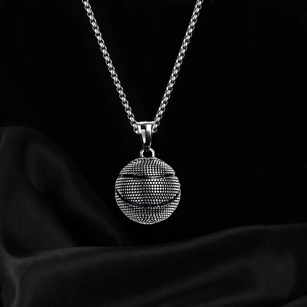 Basketball Steel Pendant Dark Street Punk