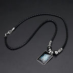 2024 Personalized Pendant Necklace Galaxy Constellation Design 12 Zodiac Sign Horoscope Astrology Necklace For Women Men Resin J