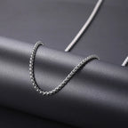Box Chain Necklace Stainless Steel 3MM
