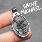 Archangel Michael Pendant — Stainless Steel