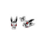 Flying Dragon Steel Earrings Vintage