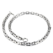 Blade Link Chain Necklace — Stainless Steel, 7MM