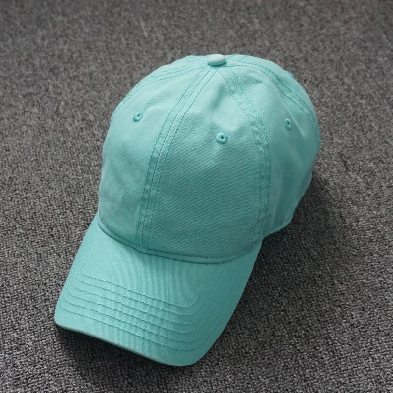 Oversized Cotton Baseball Cap — Adjustable Fit