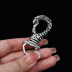 Dragon Keychain — Stainless Steel