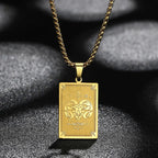 Zodiac Sign Capricorn Pendant Necklace for Women Men 12 Constellation Jewelry Choker Charm Chain Birthday Gift Female Collar