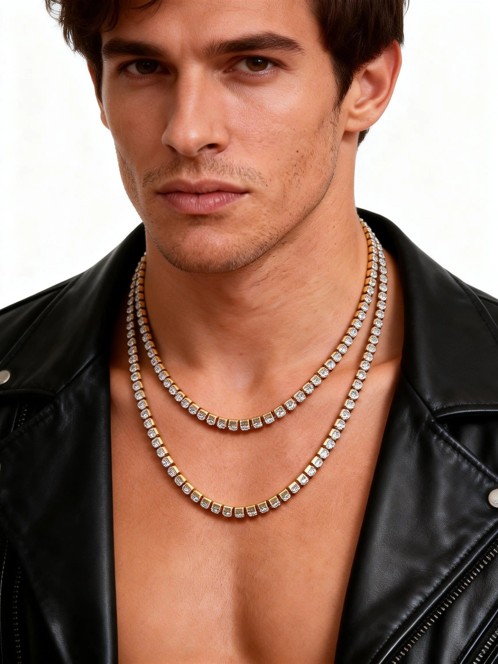 Iced Out Tennis Chain 4mm — Stainless