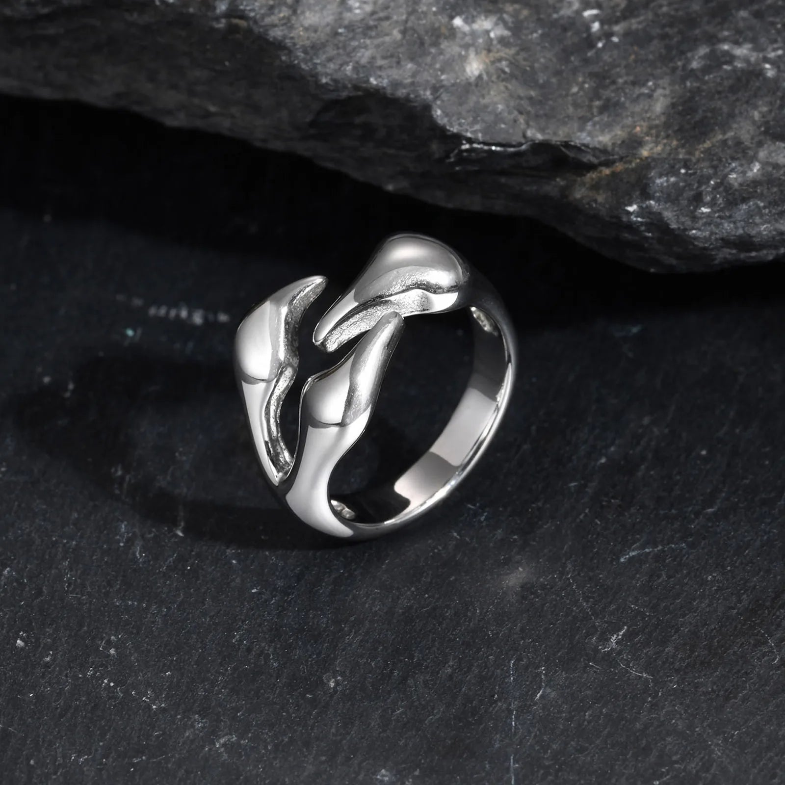 Claw Ring — Stainless Steel