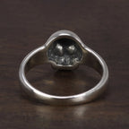 S925 Sterling Silver Vintage Skeleton Ring for Men Skull Punk Hip Hop Rock Ring Retro Simple Style Jewelry