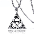 Stainless Steel Celtic Knot Pendant Necklace