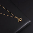 Witchcraft Witch Knot Necklace Irish Trinity Knot Triple Spiral Pendant Stainless Steel Ankh Cross Pentagram Amulet Jewelry