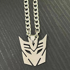 Steel Pendant Anime Movies Autobots Sign